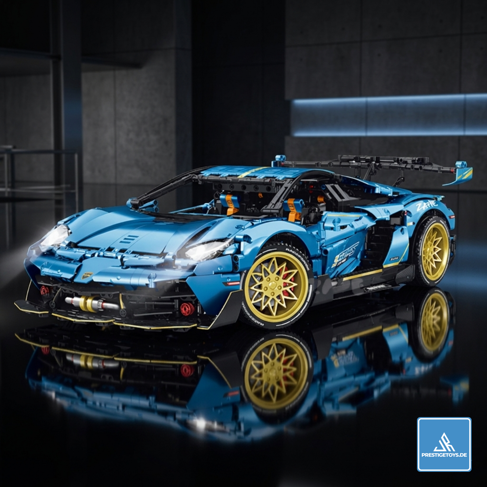 GULY 10530 Raceforge X-Force: Premium Hyper-Performance RC Supercar Building Set
