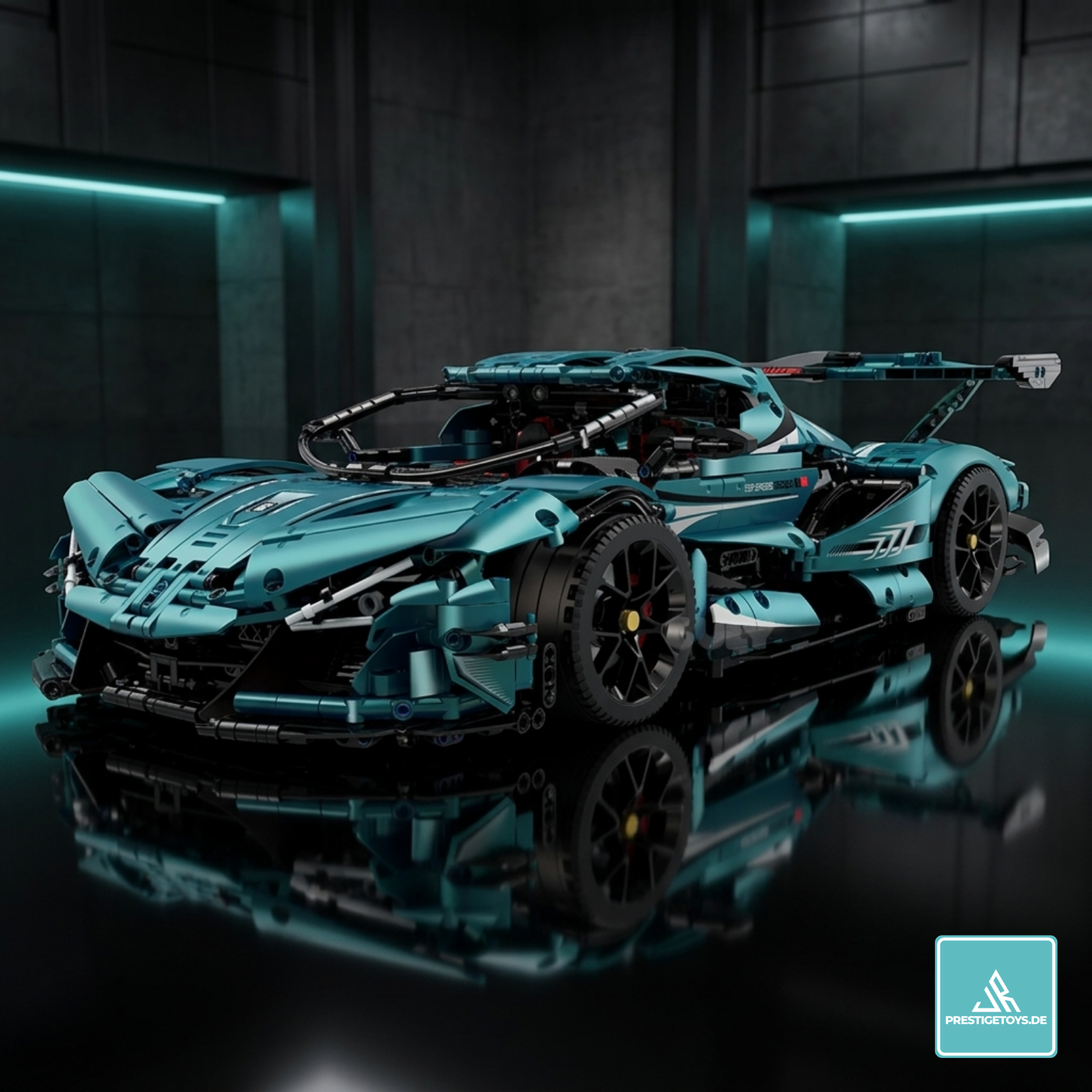 GULY 10612 Vortex: 1:8 Hyper-Performance RC Supercar Building Set