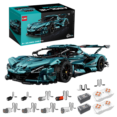 GULY 10612 Vortex: 1:8 Hyper-Performance RC Supercar Building Set