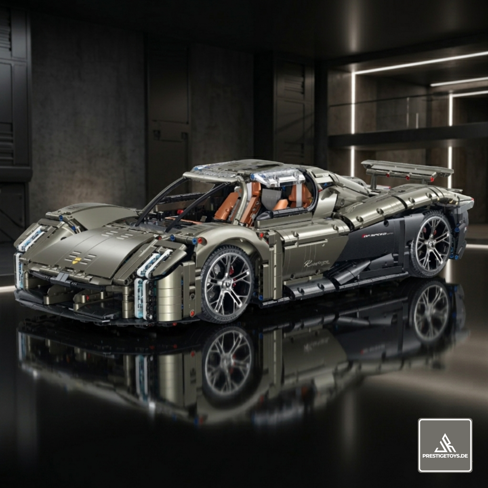 GULY 10626 Mission Zero: 1:8 Hyper-Performance RC Supercar Building Set