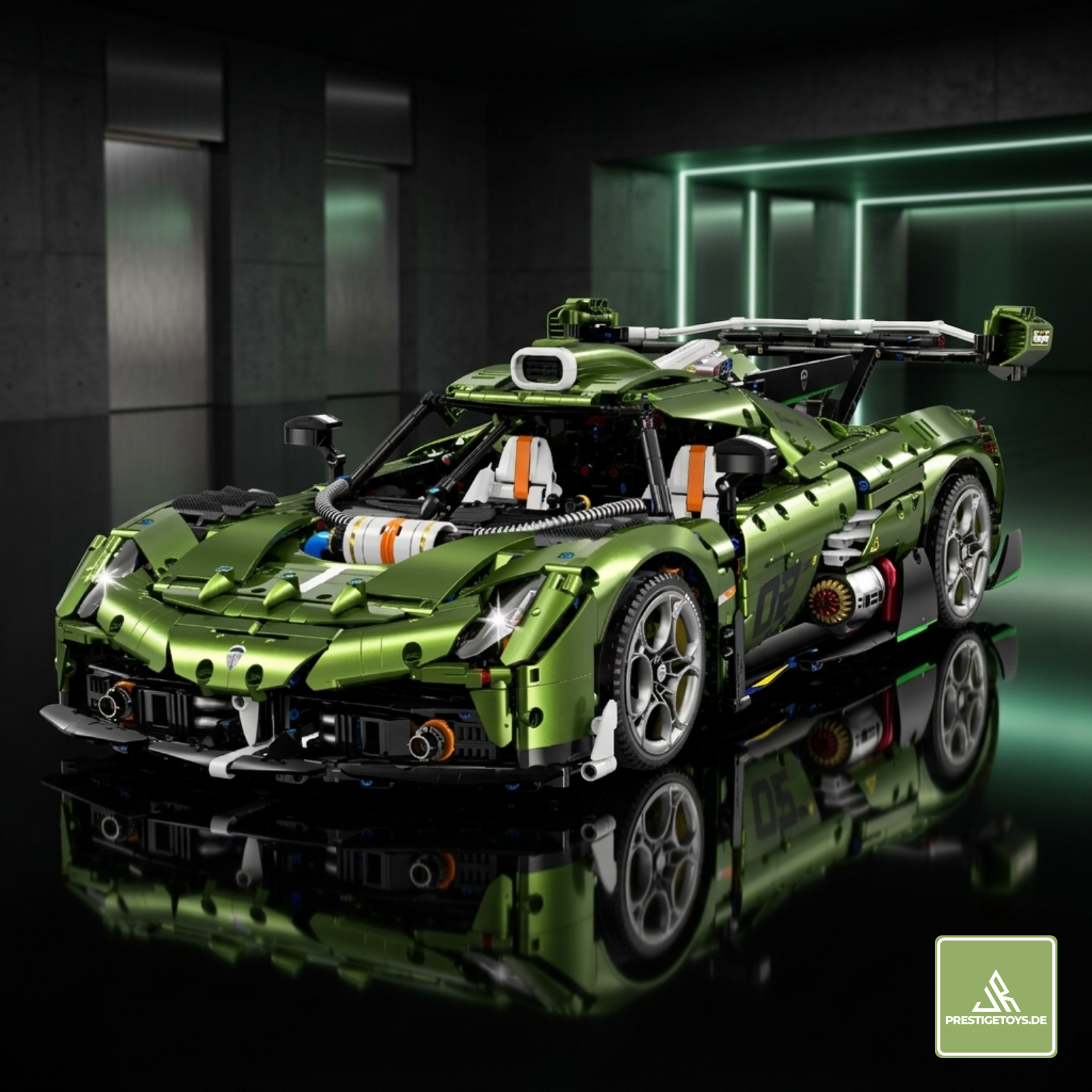 GULY 10628 Veilstrike: Premium Hyper-Performance RC Supercar Building Set