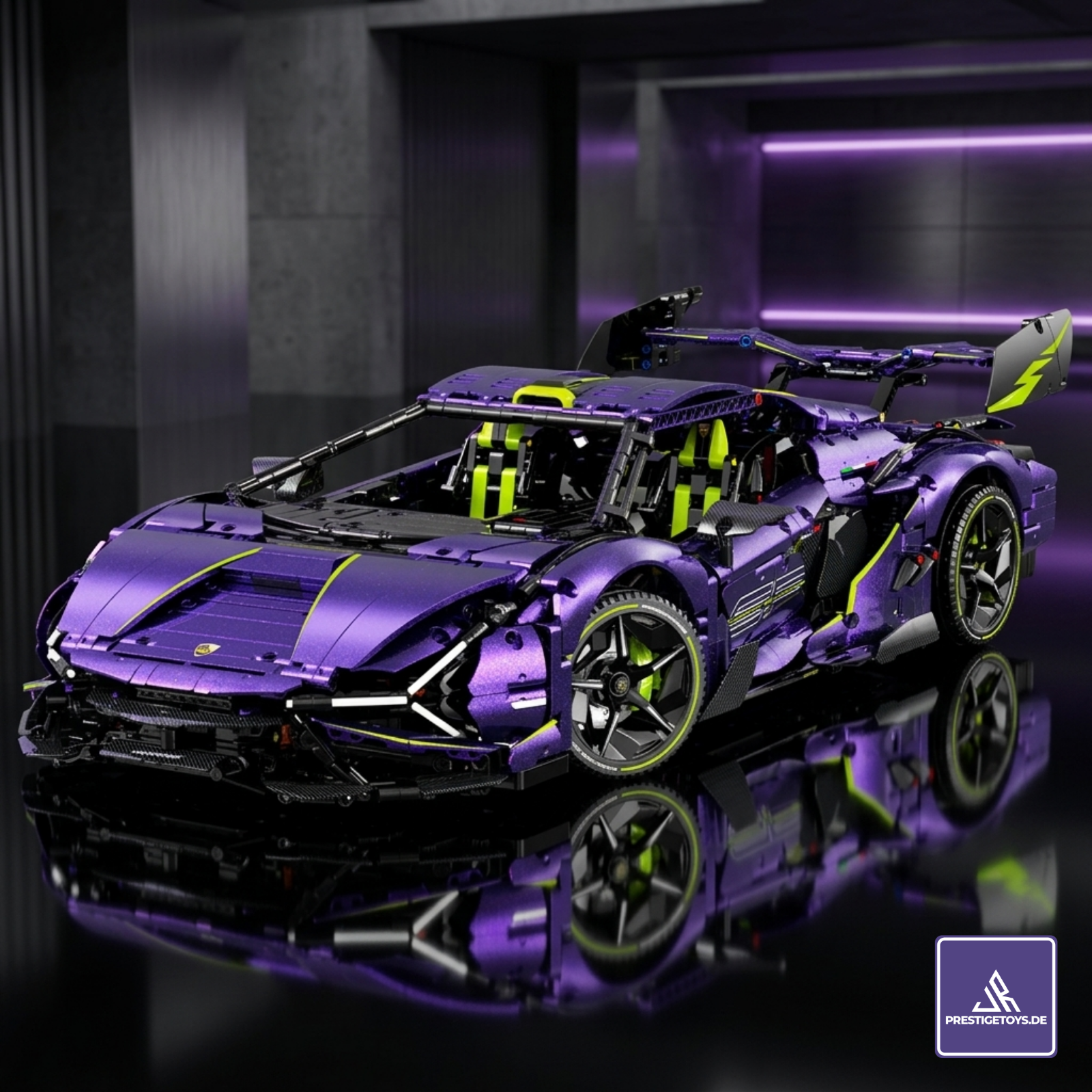 GULY 10635 Voltstrike: Premium Hyper-Performance RC Supercar Building Set