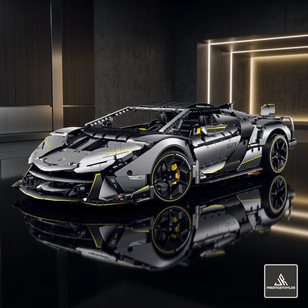 GULY 10638 Ash Spyder: 1:8 Hyper-Performance RC Convertible Supercar Building Set