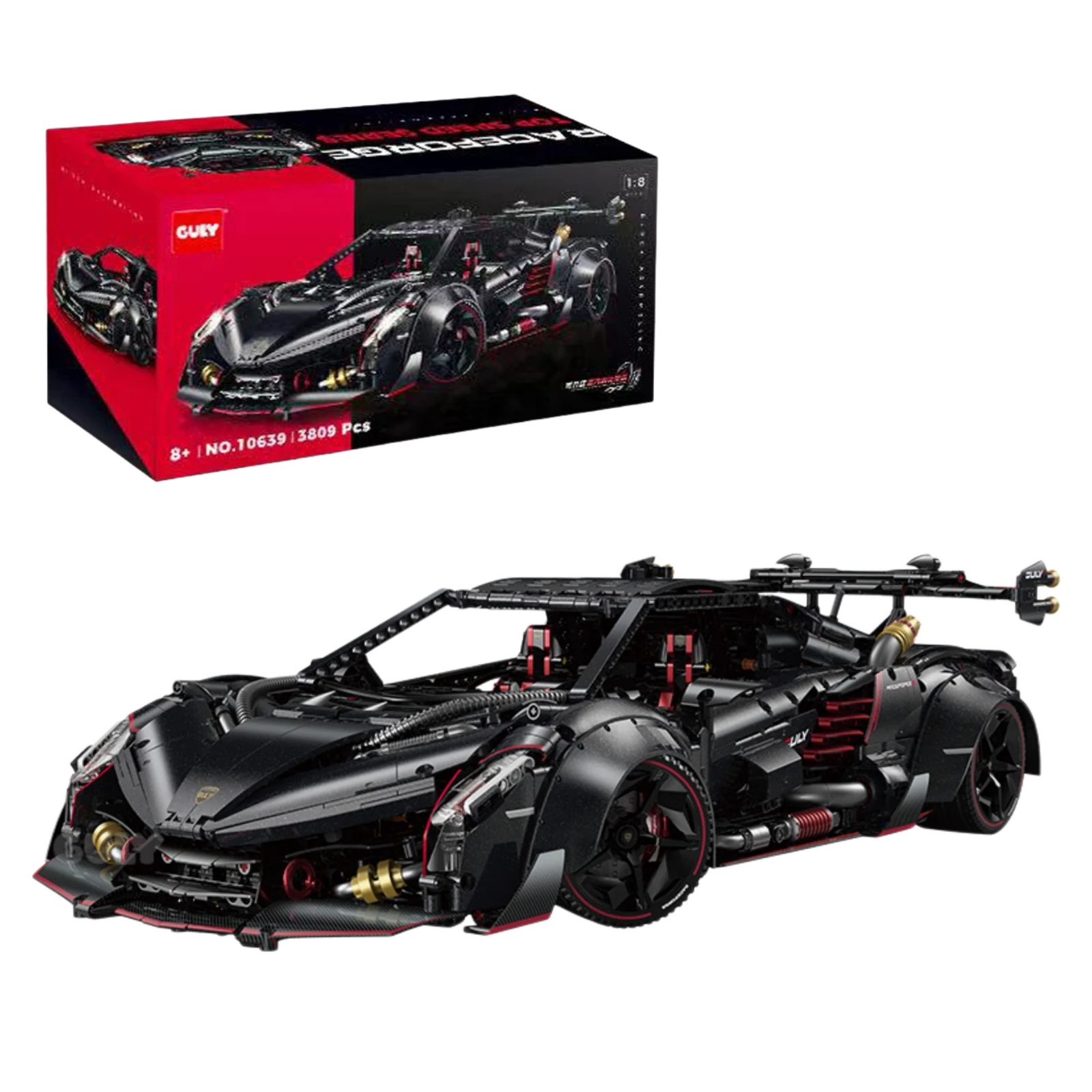GULY 10639 Venomcraft: Premium Hyper-Performance RC Supercar Building Set