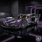 GULY 10643 Purple Comet: Premium Hyper-Performance RC Supercar Building Set
