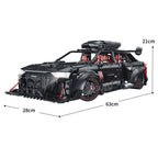 GULY 10645 Speedwagon RS: Premium Hyper-Performance RC Supercar Building Set