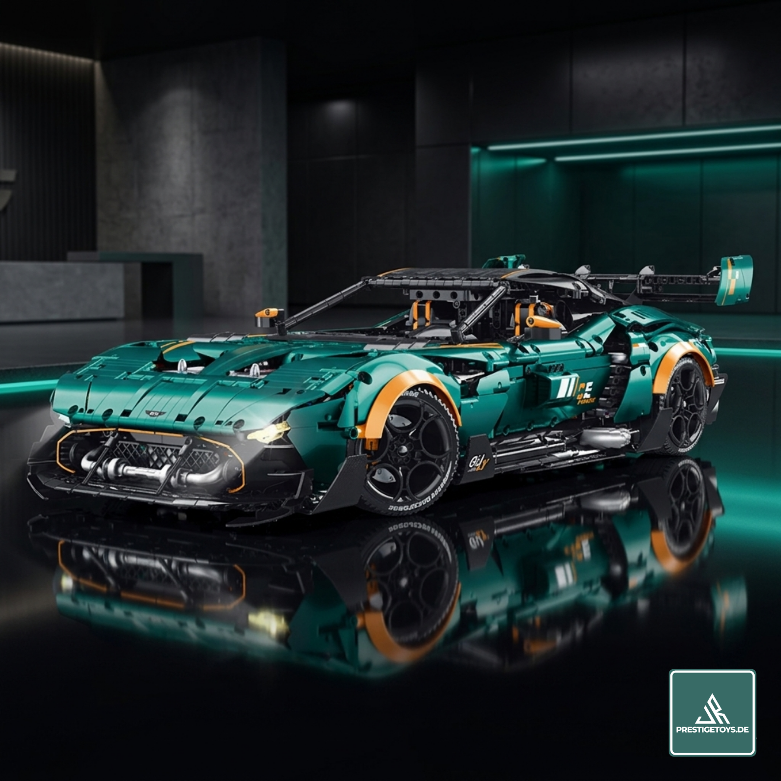 GULY 10647 Darkforge: 1:8 Hyper-Performance RC Supercar Building Set