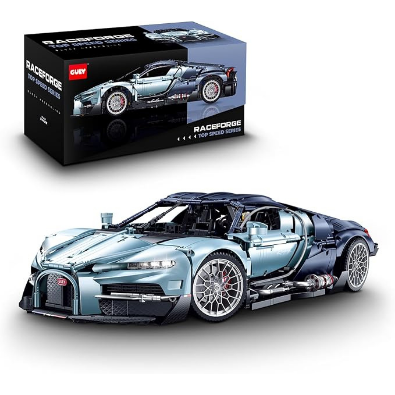 GULY 10648 Grand Tourbex: 1:8 Hyper-Performance RC Supercar Building Set