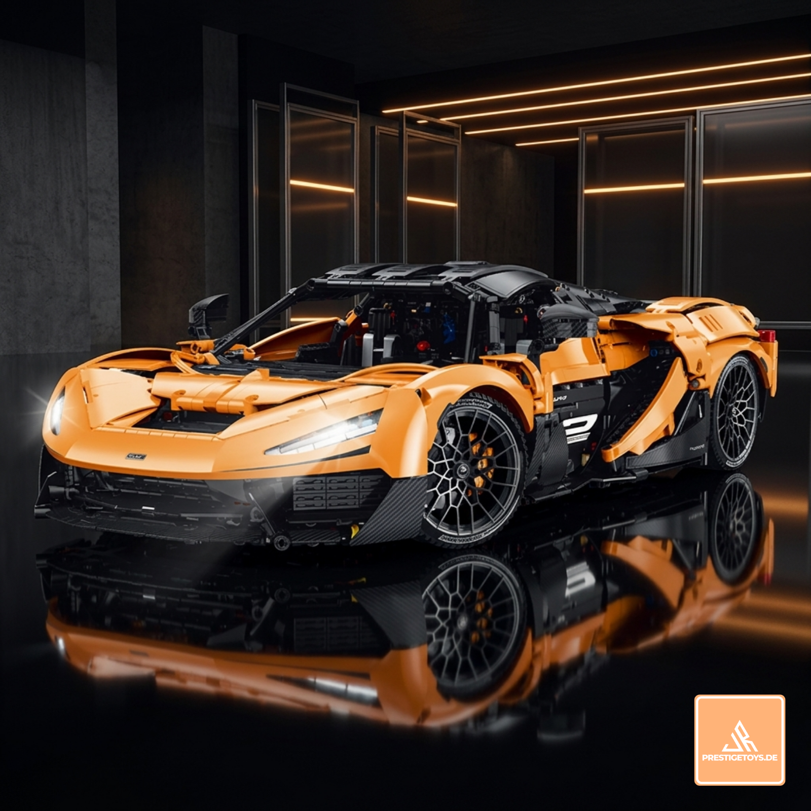 GULY 10650 Stealthline W1: 1:8 Hyper-Performance RC Supercar Building Set