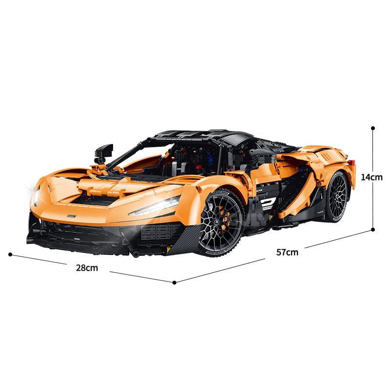GULY 10650 Stealthline W1: 1:8 Hyper-Performance RC Supercar Building Set