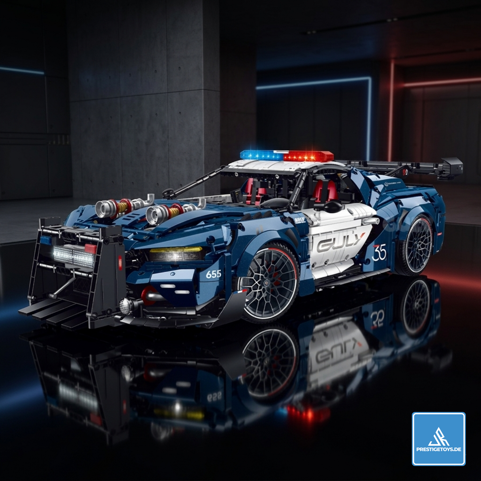 GULY 10655 Interceptor: Premium Hyper-Performance RC Supercar Building Set