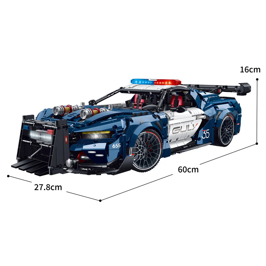 GULY 10655 Interceptor: Premium Hyper-Performance RC Supercar Building Set