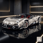 GULY 10657 Zenith GT: 1:8 Hyper-Performance RC Supercar Building Set