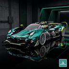 GULY 10658 Iron Valkyrie: 1:8 Hyper-Performance RC Supercar Building Set