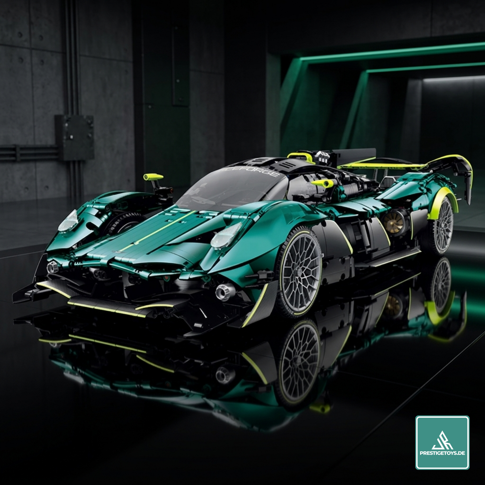GULY 10658 Iron Valkyrie: 1:8 Hyper-Performance RC Supercar Building Set