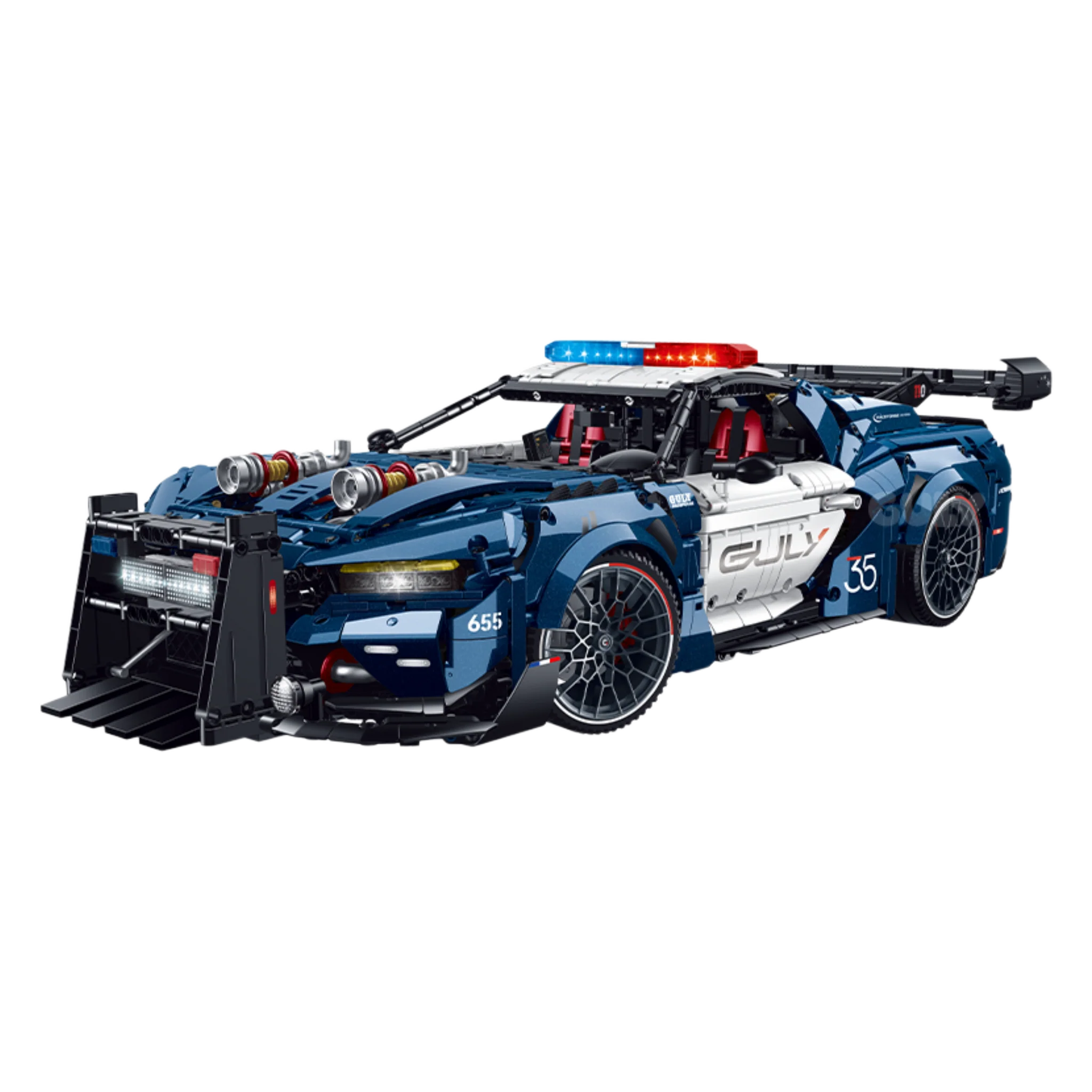 GULY 10655 Interceptor: Premium Hyper-Performance RC Supercar Building Set