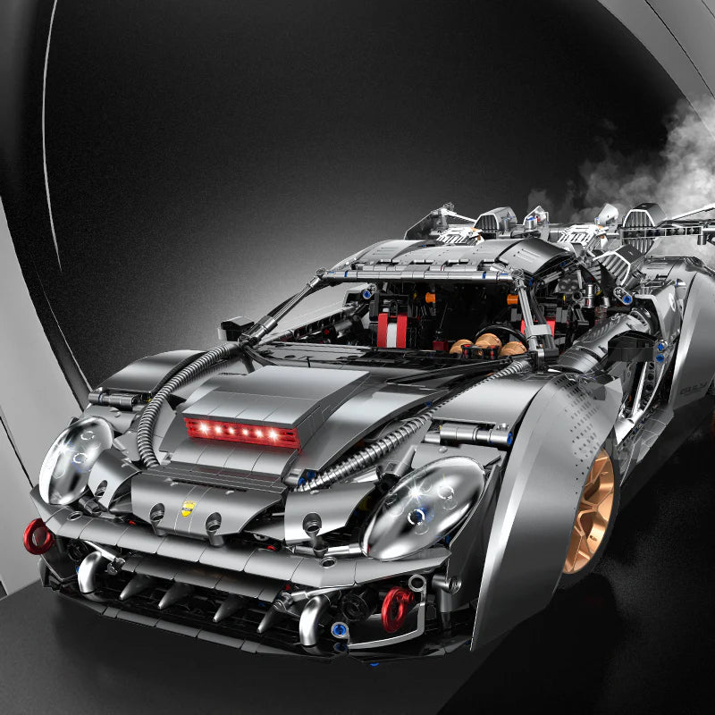 GULY 10629 Zephyr 918: 1:8 Hyper-Performance RC Supercar Building Set