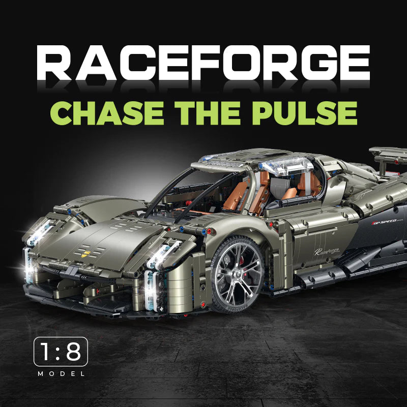 GULY 10626 Mission Zero: 1:8 Hyper-Performance RC Supercar Building Set