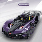GULY 10643 Purple Comet: Premium Hyper-Performance RC Supercar Building Set