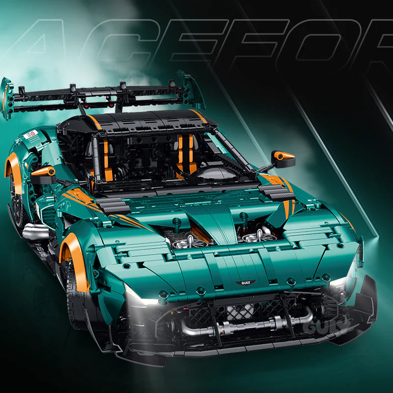 GULY 10647 Darkforge: 1:8 Hyper-Performance RC Supercar Building Set