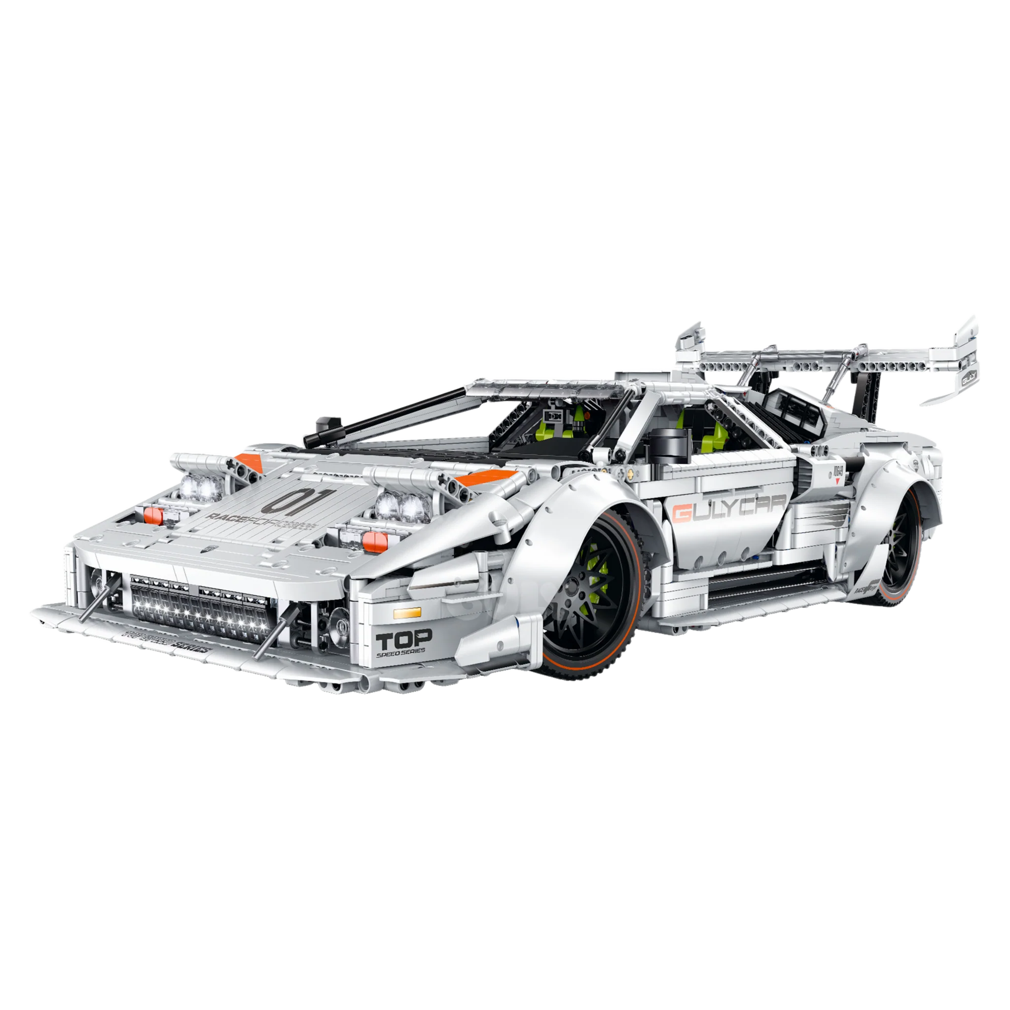 GULY 10649 LP-5000 Legacy: 1:8 Hyper-Performance RC Supercar Building Set