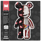 MPIN 6883 | Pili Pala Bear DIY Building Block Set (5,800 Pcs) - 43cm