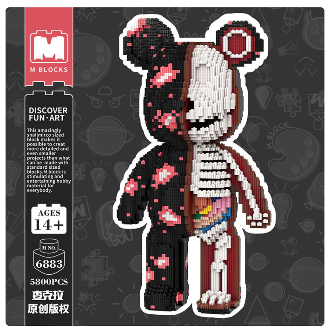 MPIN 6883 | Pili Pala Bear DIY Building Block Set (5,800 Pcs) - 43cm
