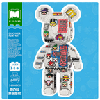 MPIN 6885 | Pirate Pixel Bear DIY Building Block Set (6,350 Pcs) - 43cm
