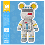 MPIN 6892 | Wandering Moon Landing Bear DIY Building Block Set (5,000 Pcs) - 43cm