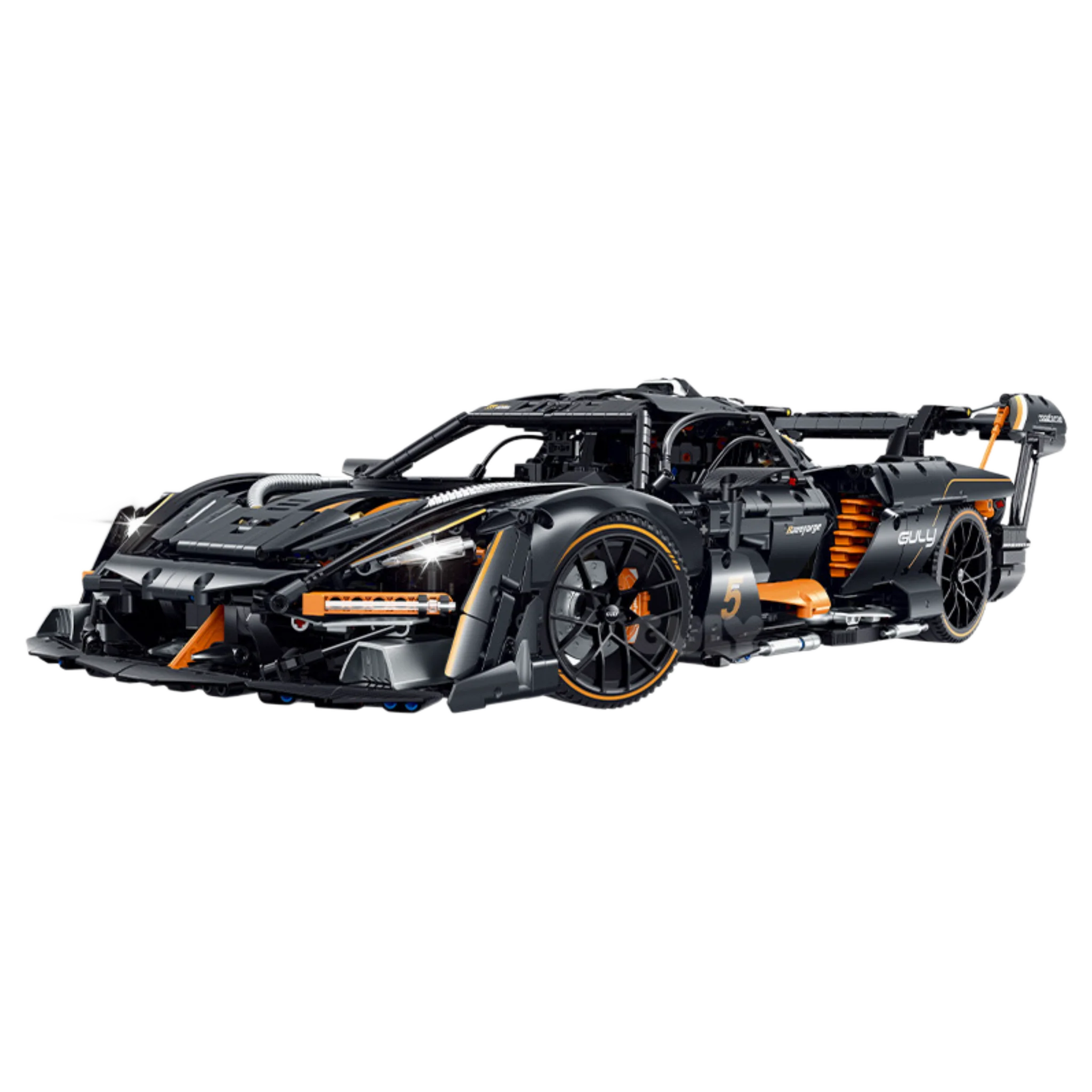 GULY 10646 Carbon Saint: Premium Hyper-Performance RC Supercar Building Set