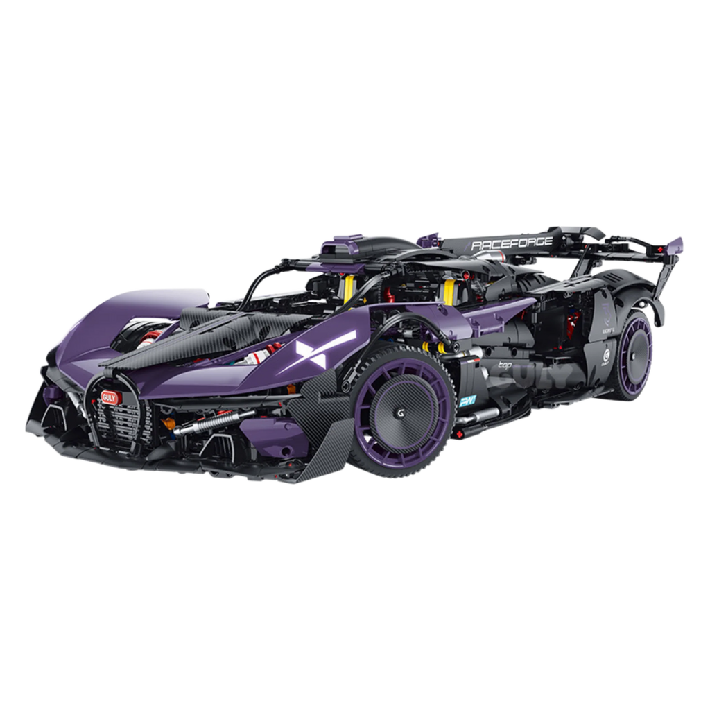 GULY 10643 Purple Comet: Premium Hyper-Performance RC Supercar Building Set