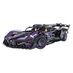 GULY 10643 Purple Comet: Premium Hyper-Performance RC Supercar Building Set
