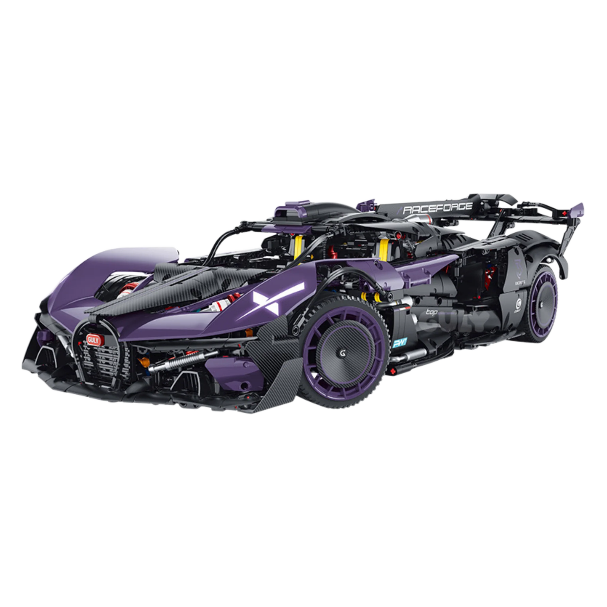 GULY 10643 Purple Comet: Premium Hyper-Performance RC Supercar Building Set
