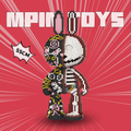 MPIN M8003 MOMO Half-Anatomical Scribble Rabbit Klemmbausteine (7300 Teile), 55 cm, Anatomie Graffiti Hase Mikro-3D Tier-Bausteine für Erwachsene und Kinder, DIY Klemmbaustein Set, Kunst Deko