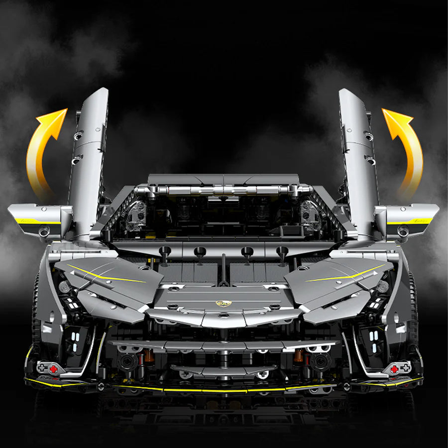 GULY 10638 Ash Spyder: 1:8 Hyper-Performance RC Convertible Supercar Building Set
