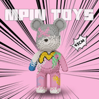 MPIN 7101 | Commemorative Bear DIY Building Block Set (5,750 Pcs) - 43cm