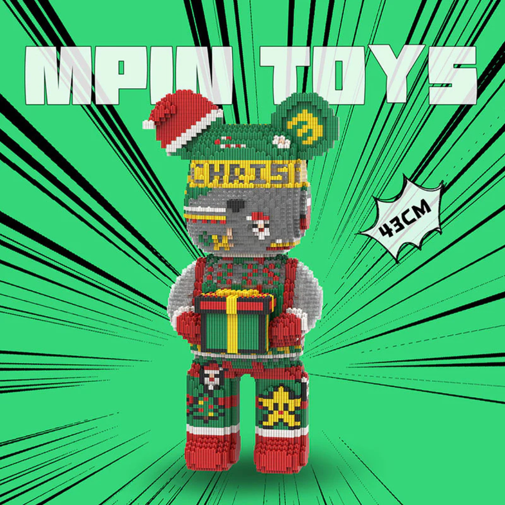 MPIN 7107 | Christmas Night Bear DIY Building Block Set (6,150 Pcs) - 43cm