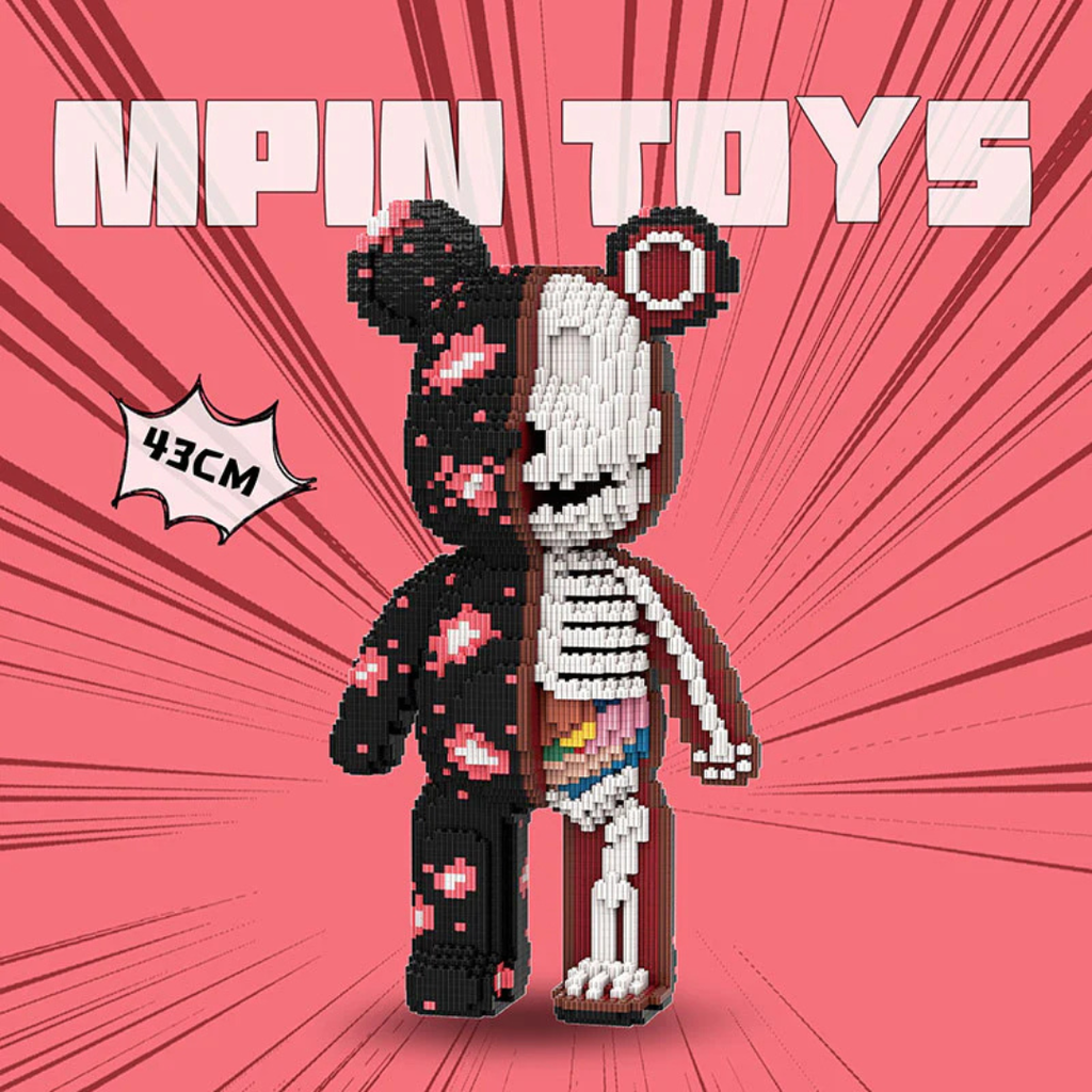 MPIN 6883 | Pili Pala Bear DIY Building Block Set (5,800 Pcs) - 43cm