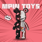 MPIN 6883 | Pili Pala Bear DIY Building Block Set (5,800 Pcs) - 43cm