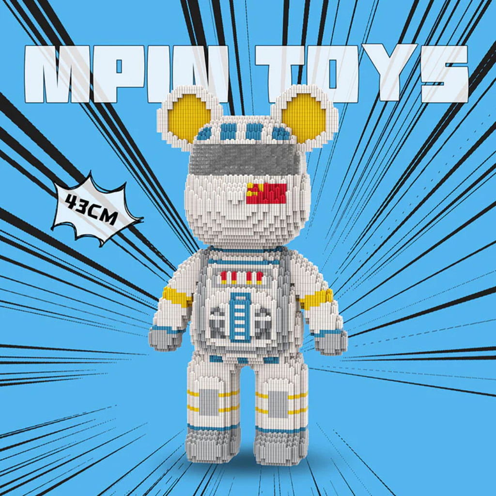 MPIN 6892 | Wandering Moon Landing Bear DIY Building Block Set (5,000 Pcs) - 43cm