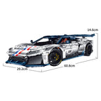 GULY 10656 Chase The Pulse F80: 1:8 Hyper-Performance RC Supercar Building Set