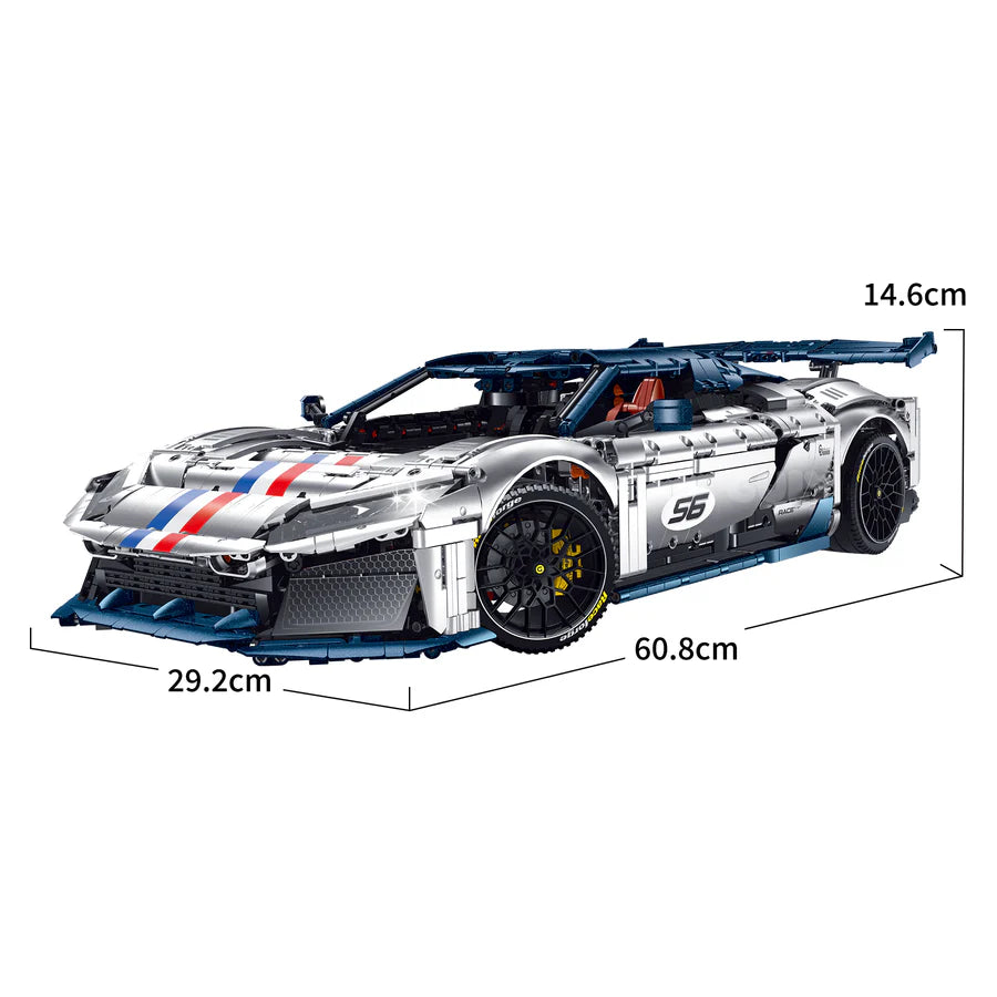 GULY 10656 Chase The Pulse F80: 1:8 Hyper-Performance RC Supercar Building Set