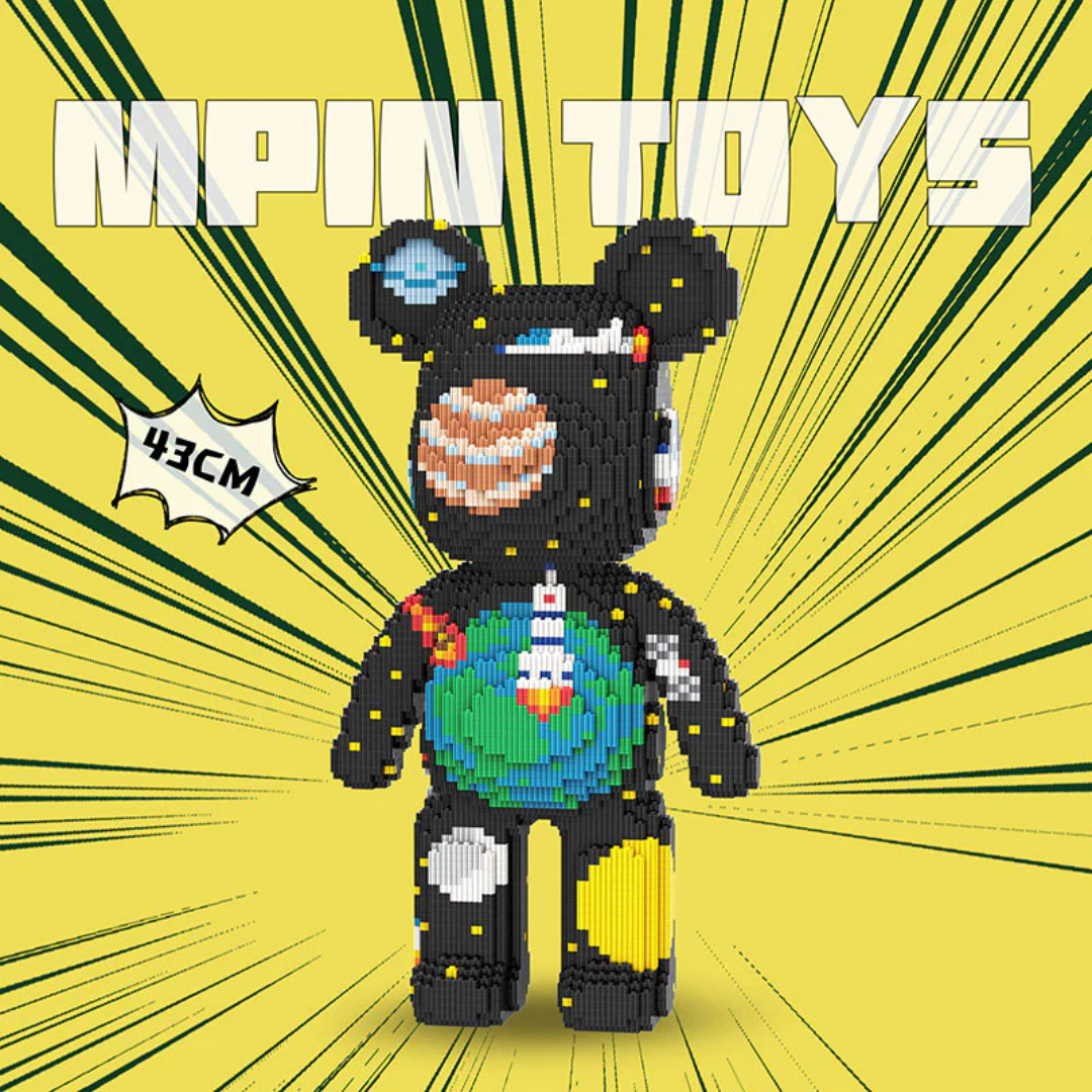MPIN 6896 | Space-Traveling Bear DIY Building Block Set (5,800 Pcs) - 43cm