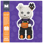 MPIN 5535 | TK Skull Bear - Cute Bear DIY Building Block Set (2,900 Pcs) - 32cm