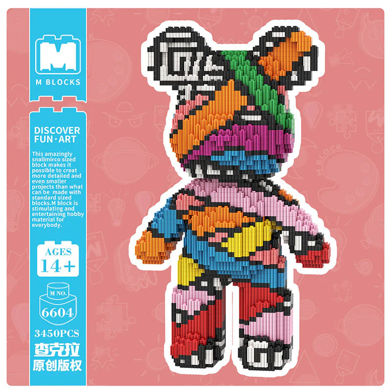 MPIN MP-6604 | Hubo Seal Bear DIY Building Block Set (3,450 Pcs) - 32cm