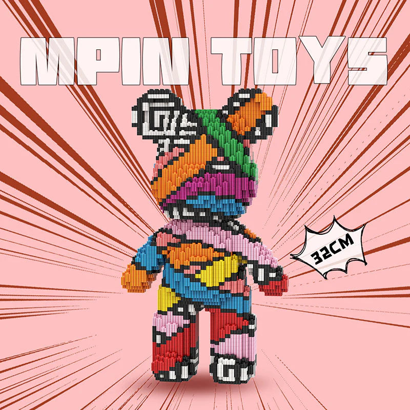 MPIN MP-6604 | Hubo Seal Bear DIY Building Block Set (3,450 Pcs) - 32cm