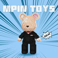 MPIN 6617 | Groom Bear DIY Building Block Set (2,350 Pcs) - 32cm