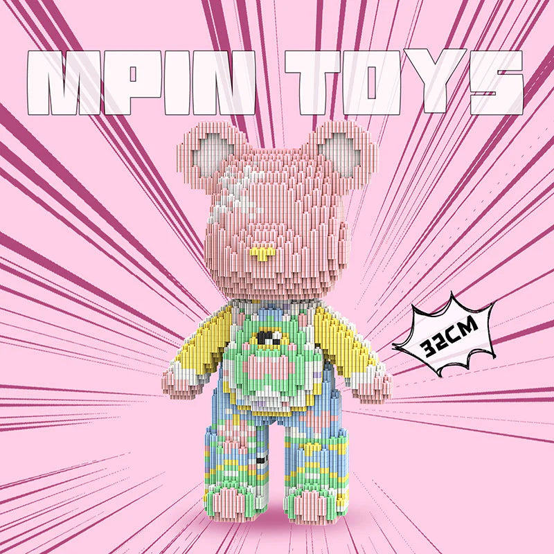 MPIN 6619 | Princess Bear DIY Building Block Set (3,220 Pcs) - 32cm