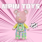 MPIN 6619 | Princess Bear DIY Building Block Set (3,220 Pcs) - 32cm