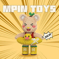 MPIN MP-6628 | RedBook Bear DIY Building Block Set (4,300 Pcs) - 32cm